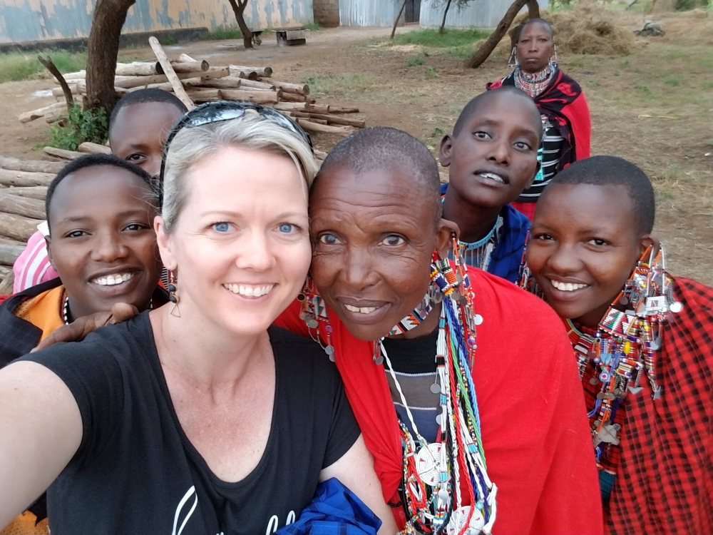 Amy Churchill Visits Women in Kenya Who Make Paper Beaded Necklaces